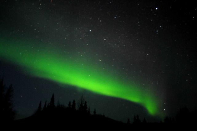Aurora borealis - the Northern Lights. Picture