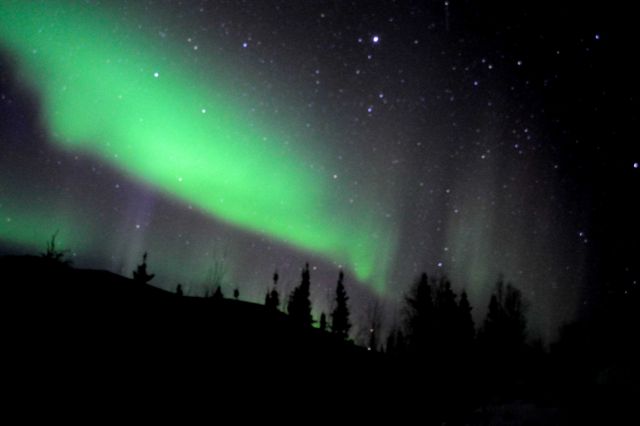 Aurora borealis - the Northern Lights. Picture