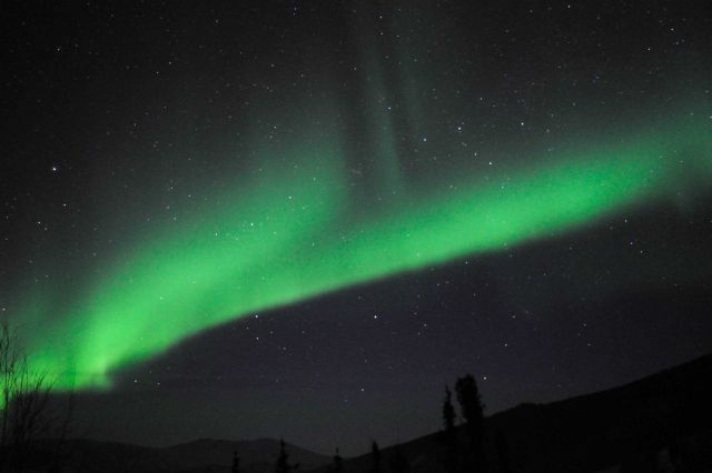Aurora borealis - the Northern Lights. Picture