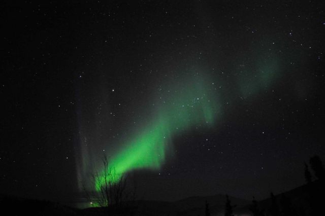Aurora borealis - the Northern Lights. Picture
