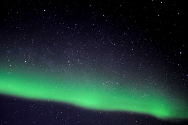 Aurora borealis - the Northern Lights. Picture