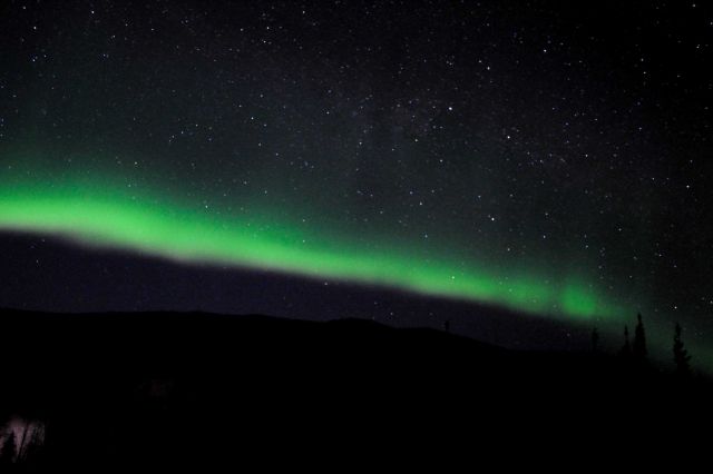 Aurora borealis - the Northern Lights. Picture