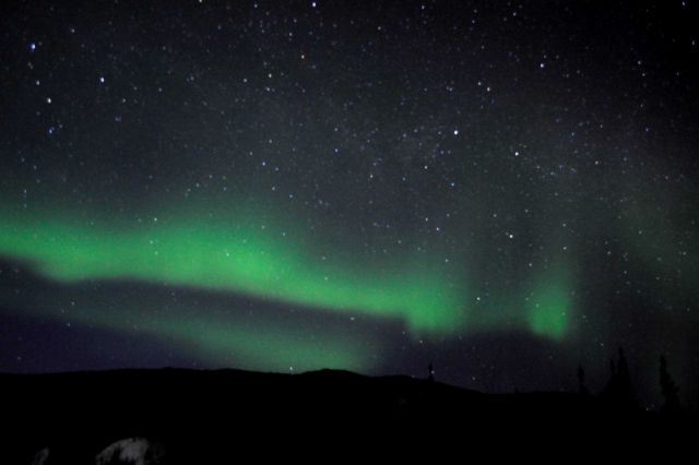 Aurora borealis - the Northern Lights. Picture