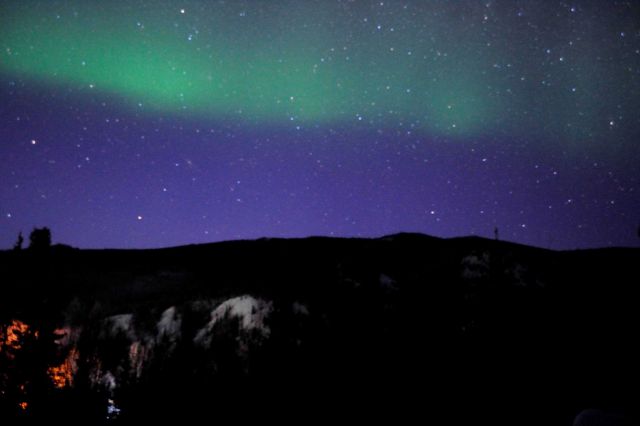 Aurora borealis - the Northern Lights. Picture