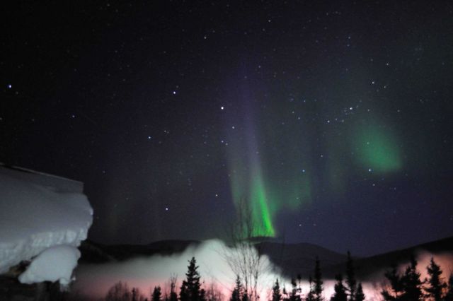 Aurora borealis - the Northern Lights. Picture