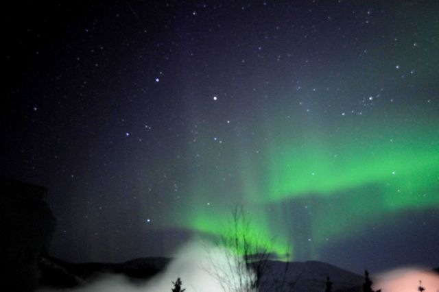 Aurora borealis - the Northern Lights. Picture