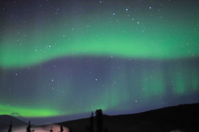 Aurora borealis - the Northern Lights. Picture