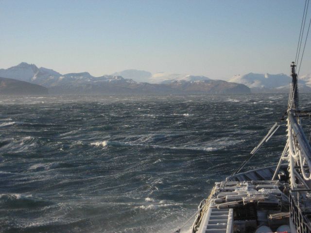 Williwaw blowing north of Castle Cape Picture