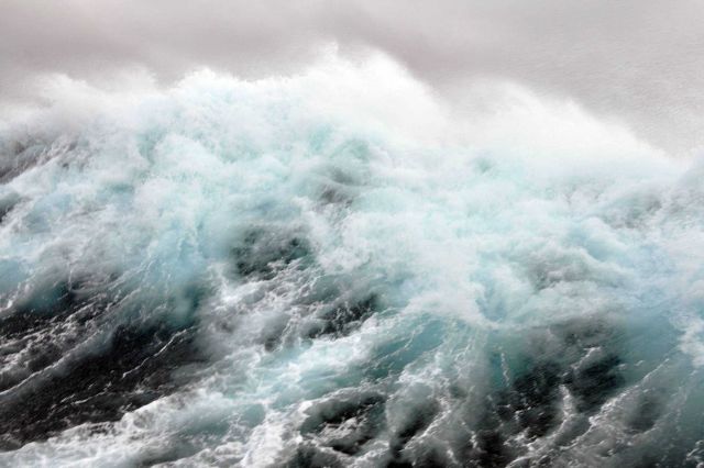 Heavy weather in the Gulf of Alaska. Picture