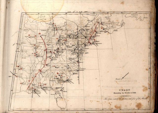 Oldest series of weather maps in the United States Picture
