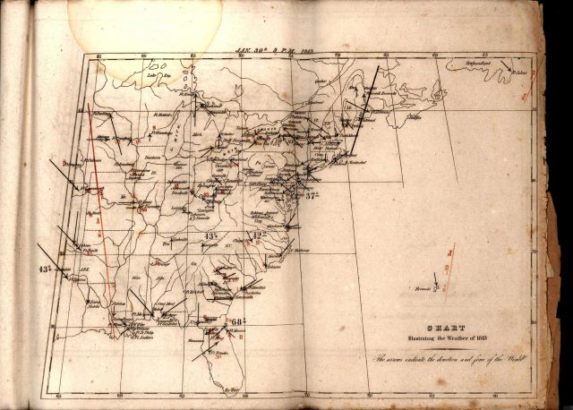 Oldest series of weather maps in the United States Picture