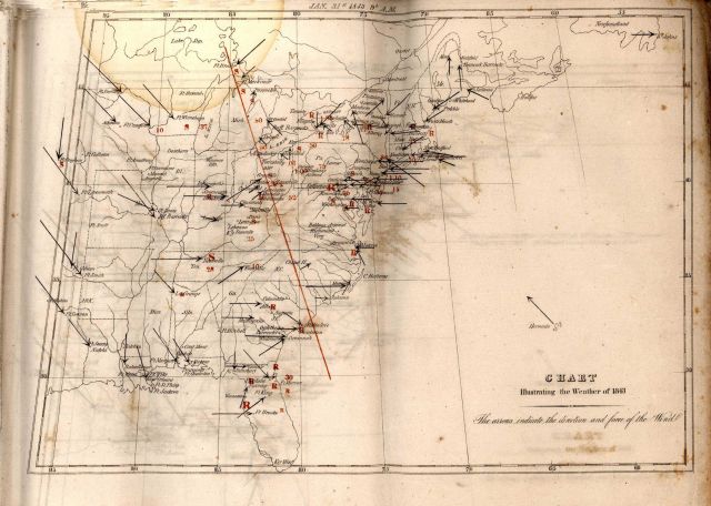 Oldest series of weather maps in the United States Picture