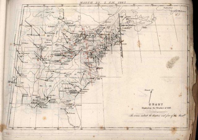 Oldest series of weather maps in the United States Picture