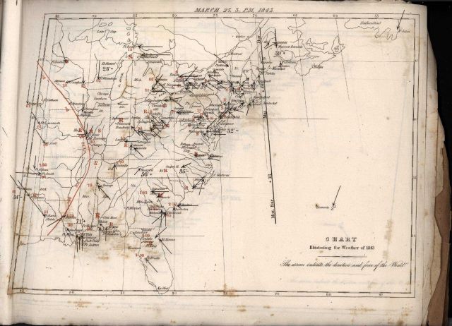 Oldest series of weather maps in the United States Picture