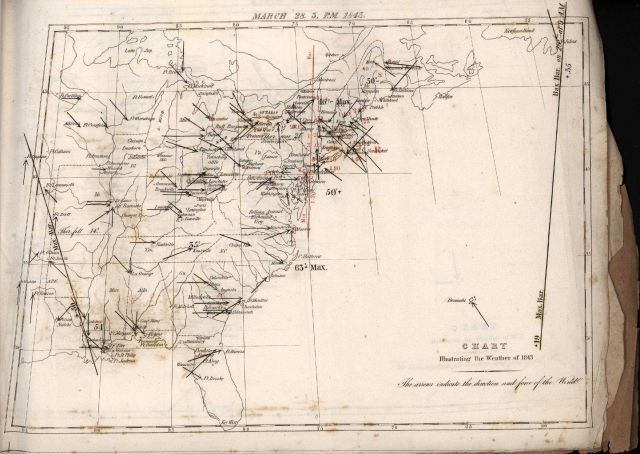 Oldest series of weather maps in the United States Picture