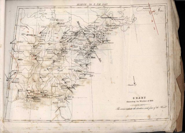 Oldest series of weather maps in the United States Picture