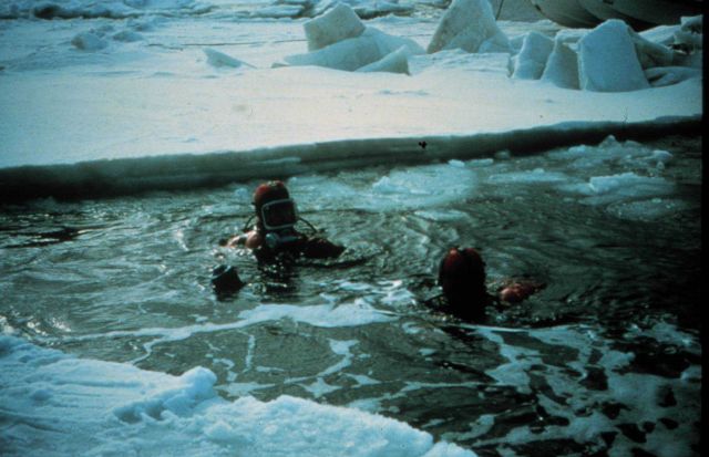 Ice diving in the Arctic requires special equipment and a smart dive plan. Picture