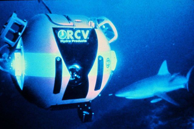 NURP's Hawaii center operates an RCV-150 as a safety system for its sub. Picture