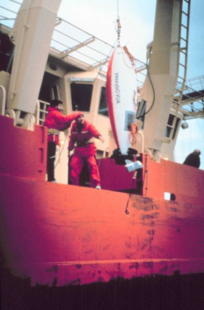 ODYSSEY is set to be deployed from ship. Picture