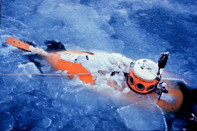 PC-8 hunts walrus in the Bering Sea. Picture