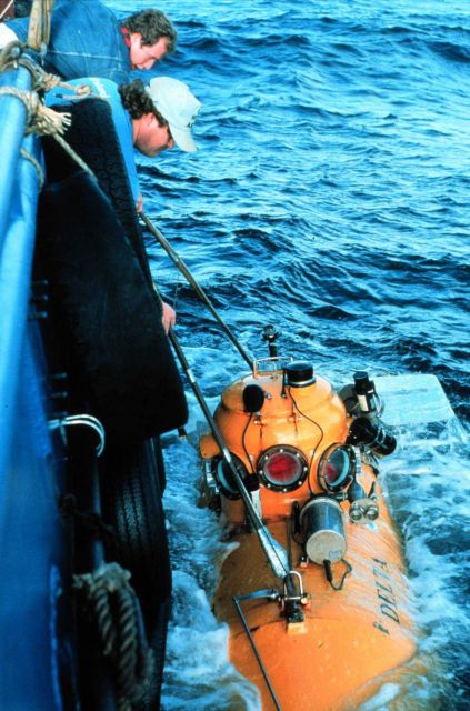 DELTA deployed off Oregon to study rockfish habitat. Picture