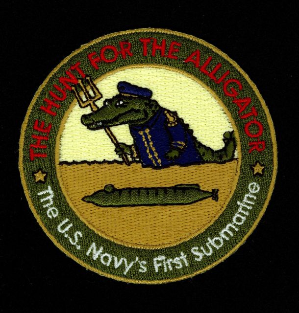 Hunt for the ALLIGATOR patch commemorating the search for the United States Navy's first submarine, lost off Cape Hatteras during a storm in 1863 Picture