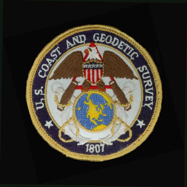 Patch commemorating United States Coast and Geodetic Survey. Picture