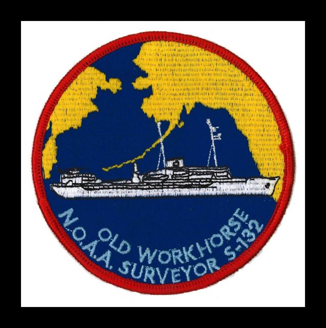 Patch commmemorating NOAA Ship SURVEYOR, affectionately referred to as 