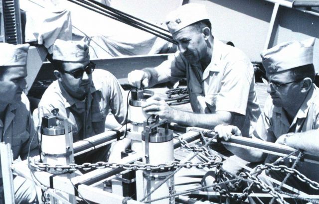 Fifth modern C&GS Officer Training Class on board the C&GS Ship EXPLORER, July 21, 1961 Picture