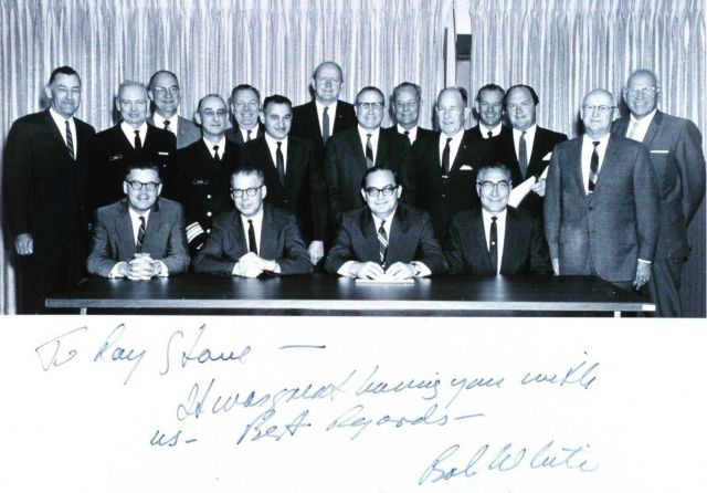 Group photo of Employee Relations Conference at ESSA Headquarters, Rockville, Maryland on May 7, 1968 Picture