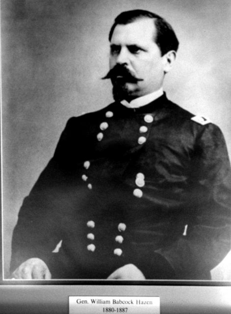 General William Babcock Hazen, head of the weather service 1880-1887. Picture