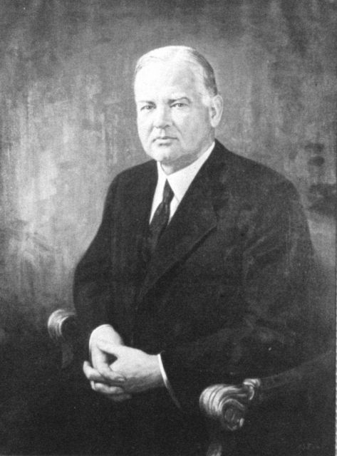 Herbert Clark Hoover, 1874 - , third Secretary of Commerce. Picture