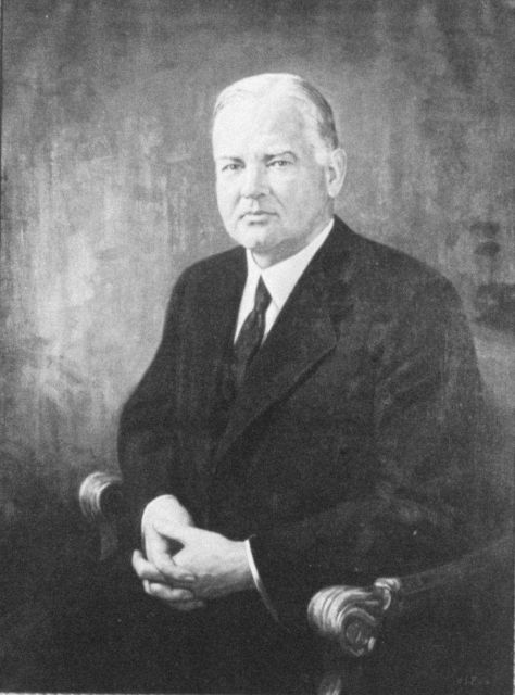 Herbert Clark Hoover, 1874 - , third Secretary of Commerce. Picture