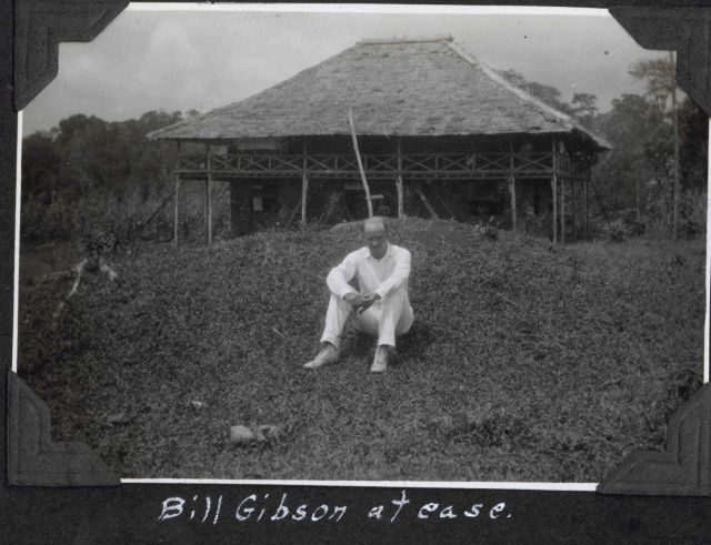 Lieutenant Bill Gibson (1901-1984) in the Philippines. Picture