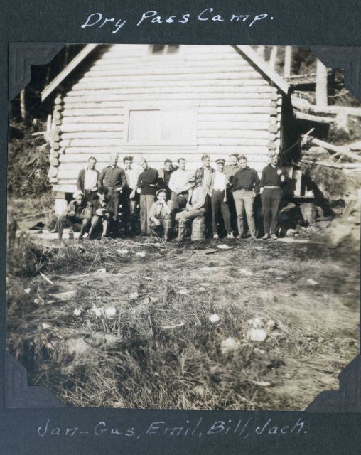 The whole crew at Dry Pass Camp - A Picture
