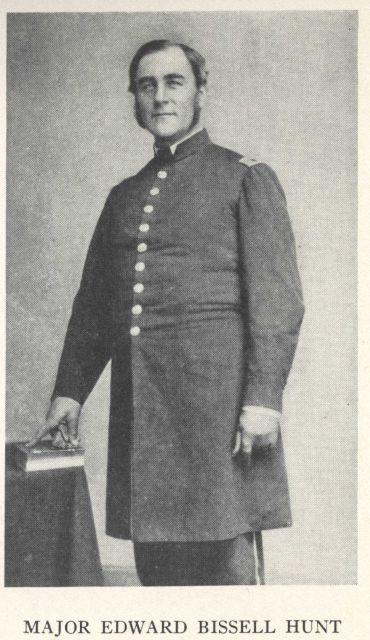 Major Edward Bissell Hunt, one of the great intellects of the Nineteenth Century . Picture