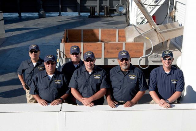 Department heads of the NOAA Ship BELL M Picture