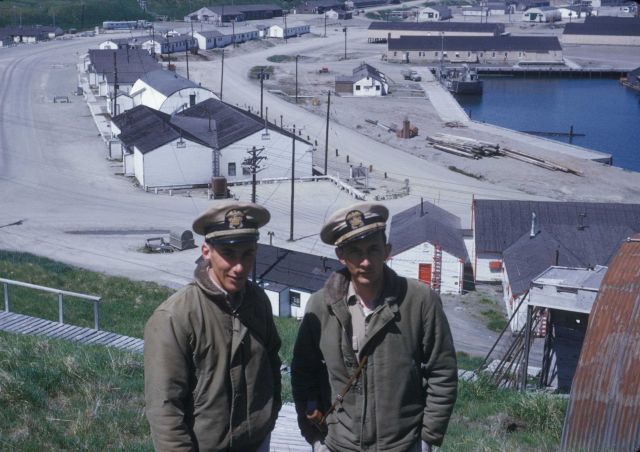 Coast and Geodetic Survey officers at Adak Picture