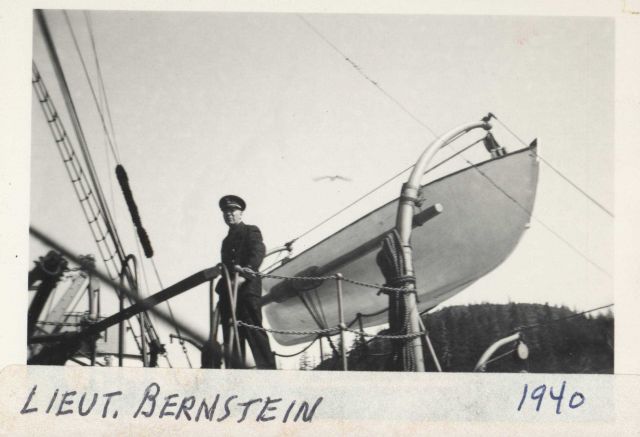 Lieutenant Percy Bernstein on the SURVEYOR Picture