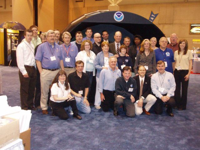 NOAA personnel including representatives of the NOAA Office of Education, National Weather Service, National Ocean Service, Office of Oceanic and Atmo Picture
