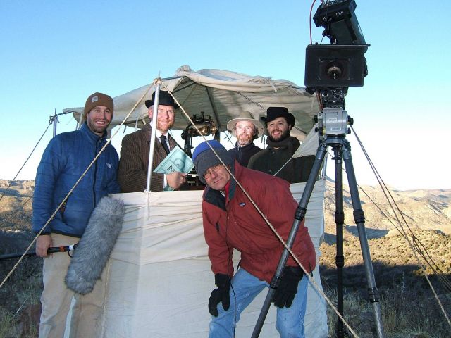 Members of NOAA's National Geodetic Survey at fillming of documentary on the 200 year history of the Coast and Geodetic Survey Picture