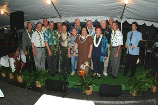 Members of the Western Pacific Regional Fishery Management Council celebrate their 30th anniversary and NOAA's 200th anniversary Picture