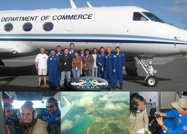 NOAA Teacher-in-the-Air Jessica Schwartz joins crew of NOAA Gulfstream IV jet for studies of North Pacific winter storms Picture