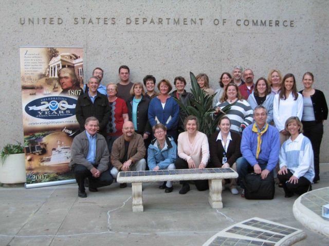 200th celebration greetings from the NOAA Office of General Counsel for Enforcement and Litigation shown here during a training conference at NMFS SWF Picture