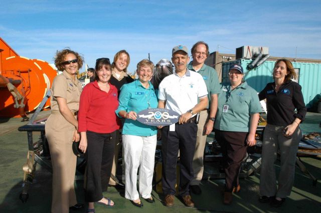 The Tradition Continues! NOAA's National Marine Sanctuary Program continued the 200-year tradition of mapping by participating in the groundbreaking S Picture