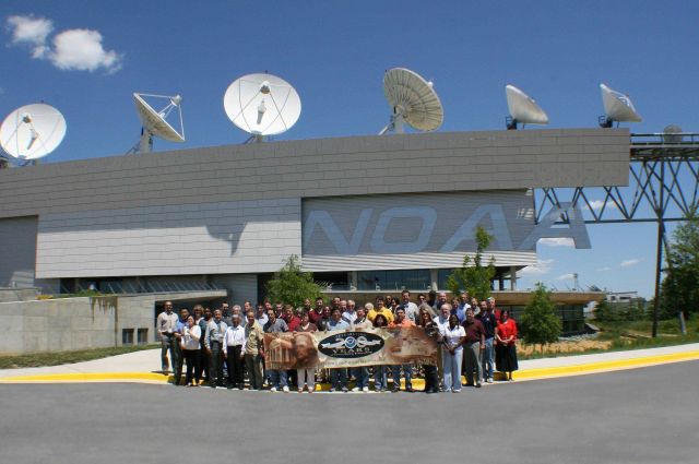 200th Celebration greetings from the NOAA Satellite Operations facility Picture