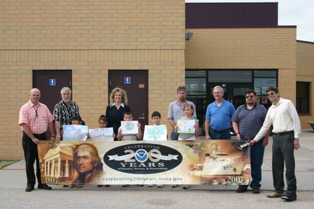 The Dodge City National Weather Service Forecast Office sponsored an Earth Day poster contest among local elementary schools with the theme 