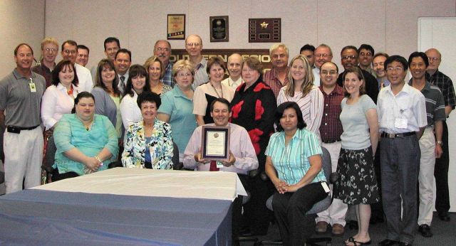NOAA's National Weather Service Southern Region Acting Director Steven Cooper gathered his headquarters staff together recently to celebrate their Dep Picture