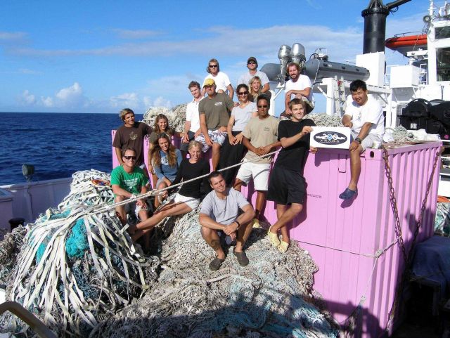 Aloha from the Pacific Island's Fisheries Science Center Marine Debris Program! Twenty four metric tons of abandoned lines and ghost nets were collect Picture