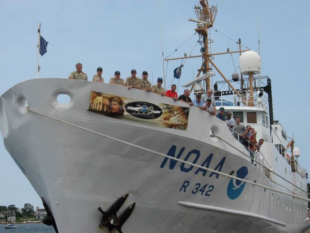 The Officers and Crew of NOAA Ship ALBATROSS IV wish all of NOAA a happy 200 Years of Science and Service to our Nation Picture